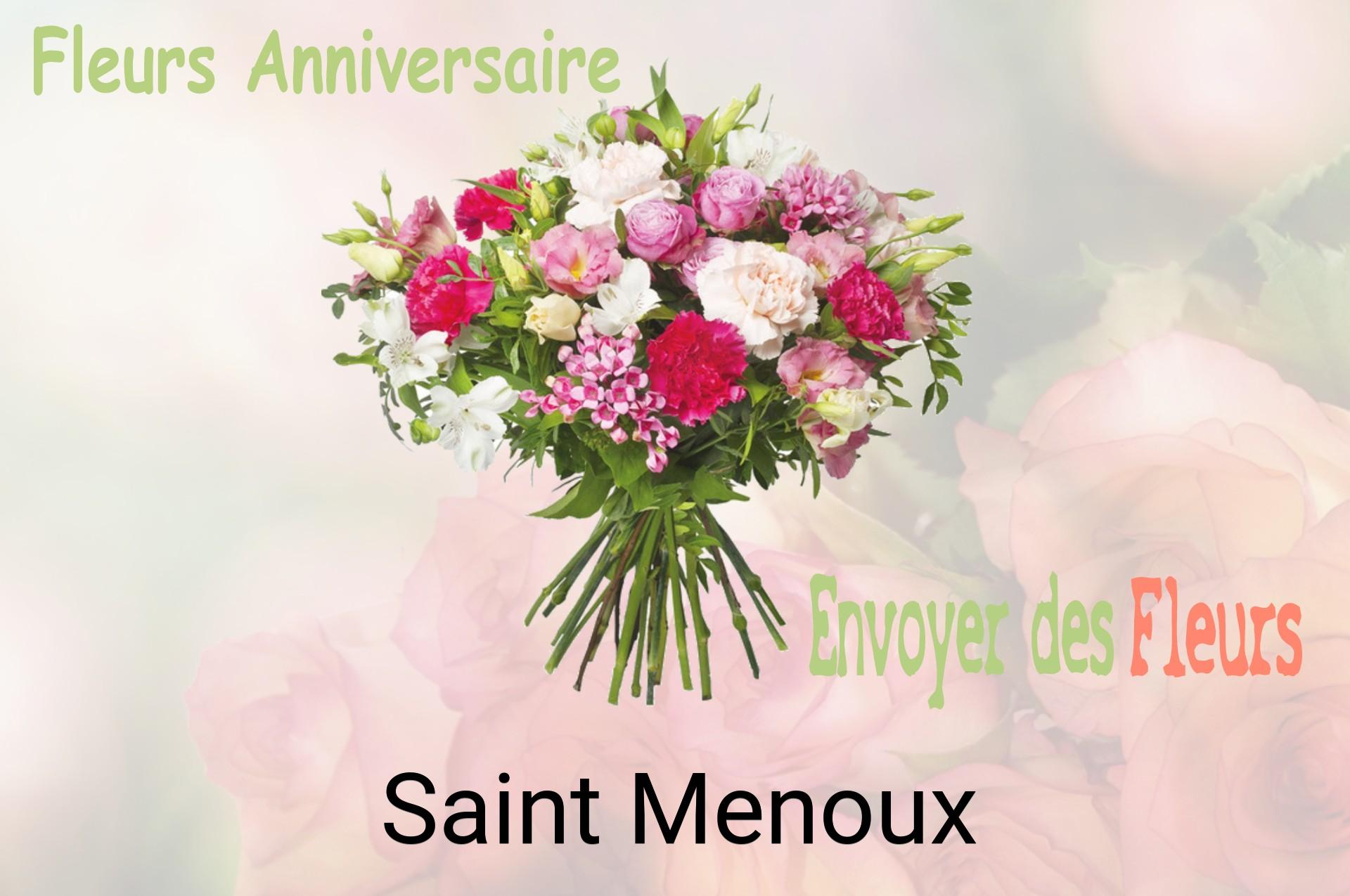 Bouquet de fleurs d’anniversaire livré à Saint-Menoux