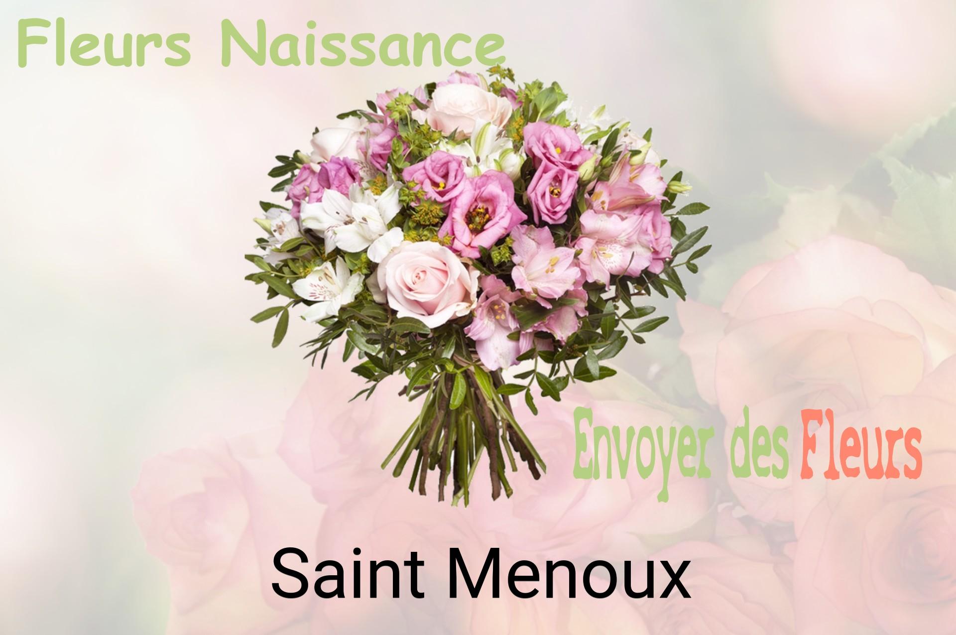 Bouquet de fleurs de naissance livré à Saint-Menoux
